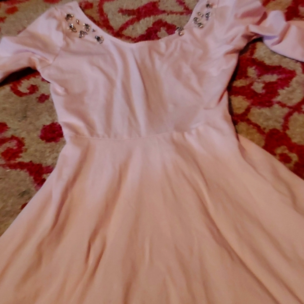 Pink girls dress size 7y